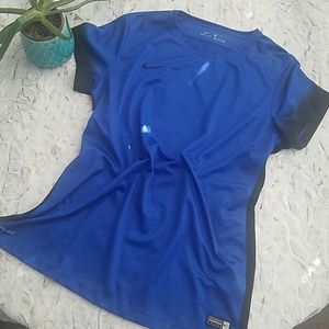 Blue and black Nike Soccer Jersey